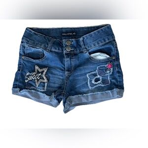 Vanilla Star Women's Blue Denim Shorts
